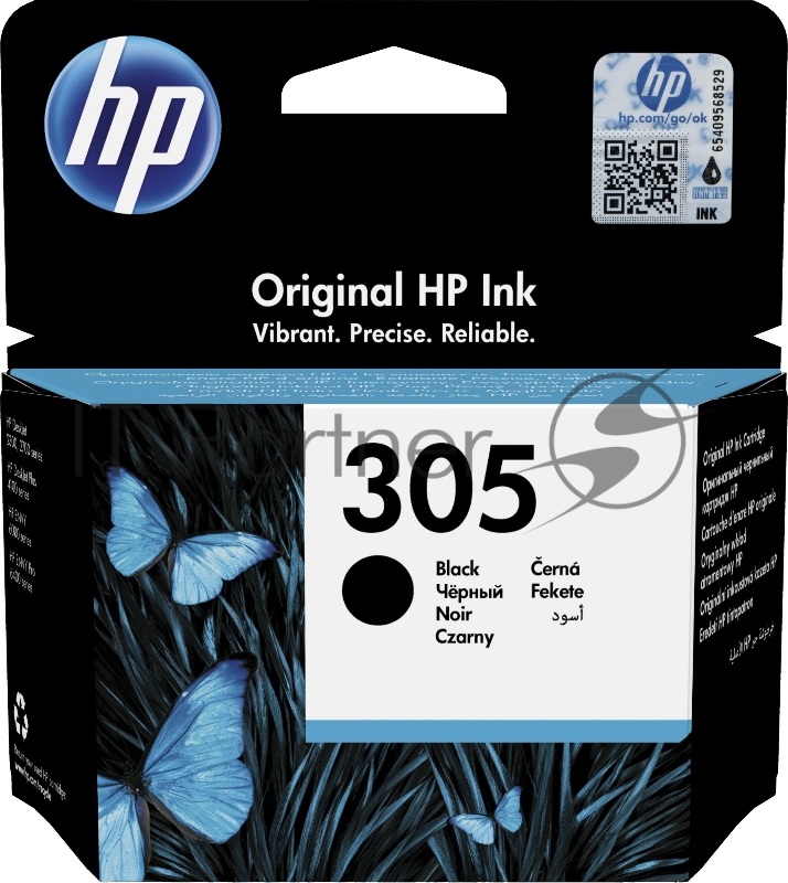 Картридж струйный HP 305 3YM61AE черный (120 стр.) для HP DJ 2320/2710/2720