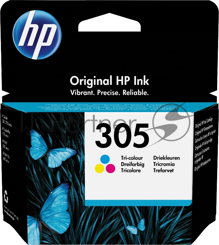 Картридж струйный HP 305 3YM60AE многоцветный (100 стр.) (2мл) для HP DJ 2320/2710/2720