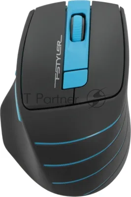 Мышь беспроводная A4Tech Fstyler FG30S серый/синий, 2000 dpi, радиоканал, USB, кнопки - 5