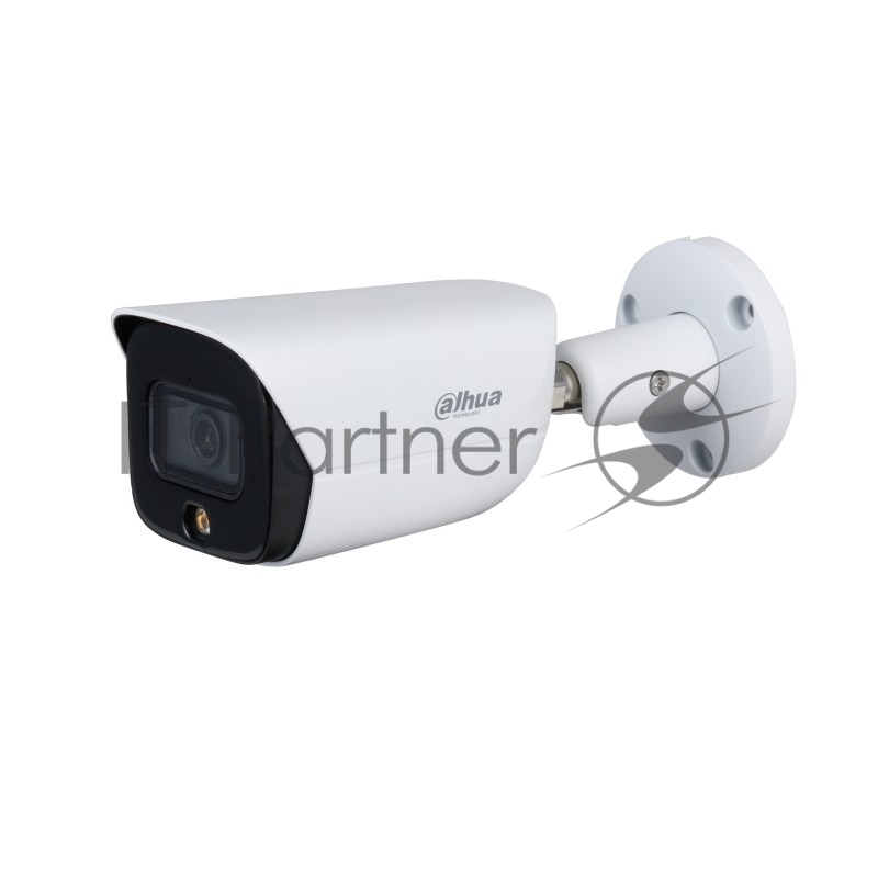 Камера видеонаблюдения Dahua DH-IPC-HFW3249EP-AS-LED-0360B, IP, 2 Мп, 3.6 мм, белый
