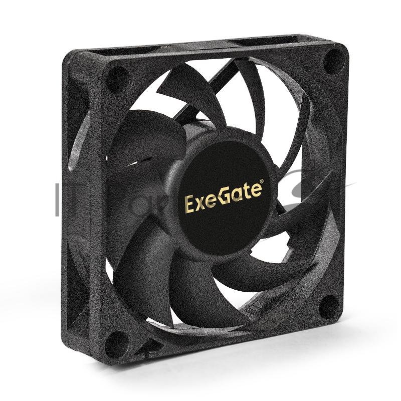 Вентилятор для корпуса ExeGate EX07015H3PM черный, 70 мм, 3000 об/мин, 26 дБ, 3 pin