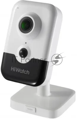 Видеокамера IP Hikvision HiWatch DS-I214(B) 2-2мм цветная корп.:белый/черный