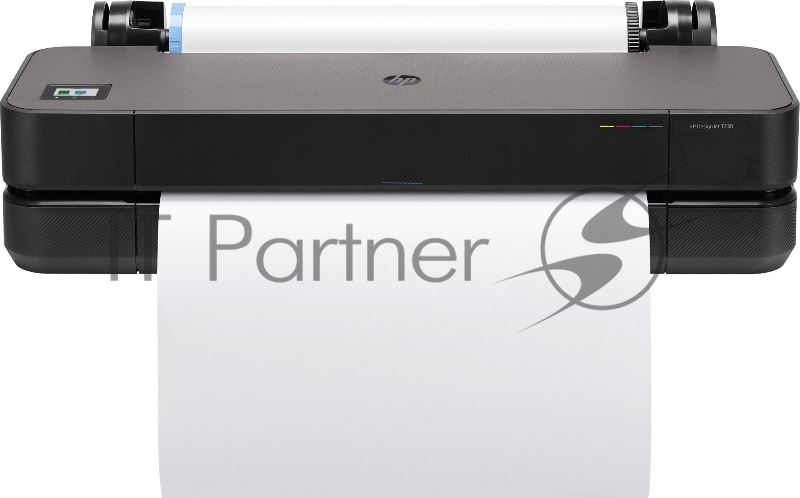Плоттер струйный HP Designjet T230 (5HB07A), A1, 24", 610 мм, цветной, 2400x1200 dpi, USB, Gigabit Ethernet, WiFi