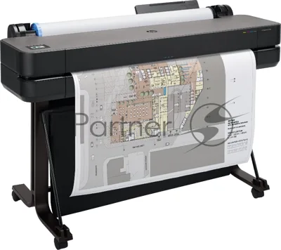 Плоттер струйный HP Designjet T630 (5HB11A/5HB11D), A0, 36", цветной, 914 мм, 2400x1200 dpi, USB, Gigabit Ethernet, WiFi