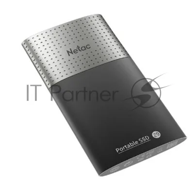 Внешний SSD Netac Z9, 128 Gb, USB 3.2 Gen 2 Type-C, R/W 550/480, черный