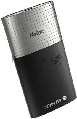 Внешний SSD Netac Z9, 250 Gb, USB 3.2 Gen 2 Type-C, R/W 550/480, черный