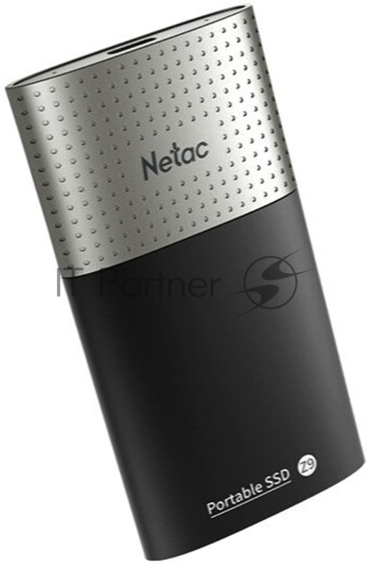 Внешний SSD Netac Z9, 500 Gb, USB 3.2 Gen 2 Type-C, R/W 550/480, черный