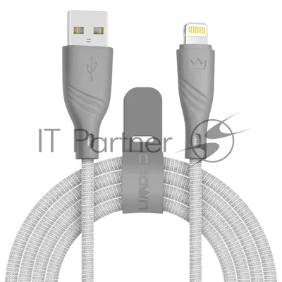 Кабель Crown USB - Lightning CMCU-3043L grey