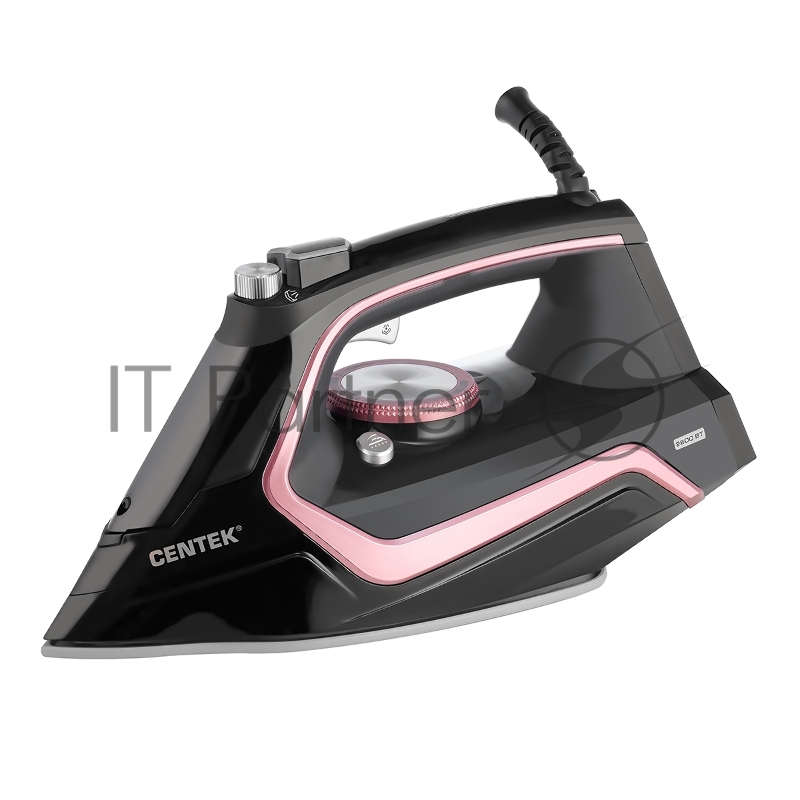 Утюг Centek CT-2313 розовый/черный, 2400 Вт, 50 г/мин, 185 г/мин, 350 мл