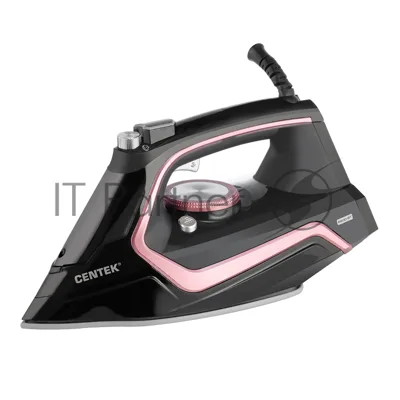 Утюг Centek CT-2313 розовый/черный, 2400 Вт, 50 г/мин, 185 г/мин, 350 мл