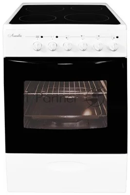 Плита электрическая Лысьва EF4002MK00 белый, конфорок 4, духовка 57 л, 50 см x 84 см x 60 см (без крышки)