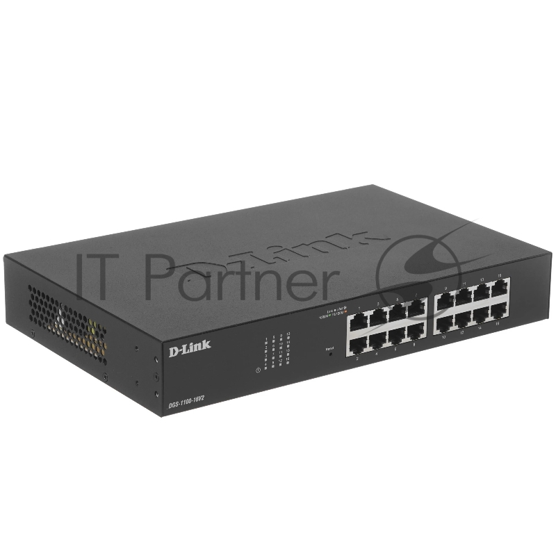 Коммутатор D-Link DGS-1100-16V2/A1A, 16×1 Гбит/с, настраиваемый