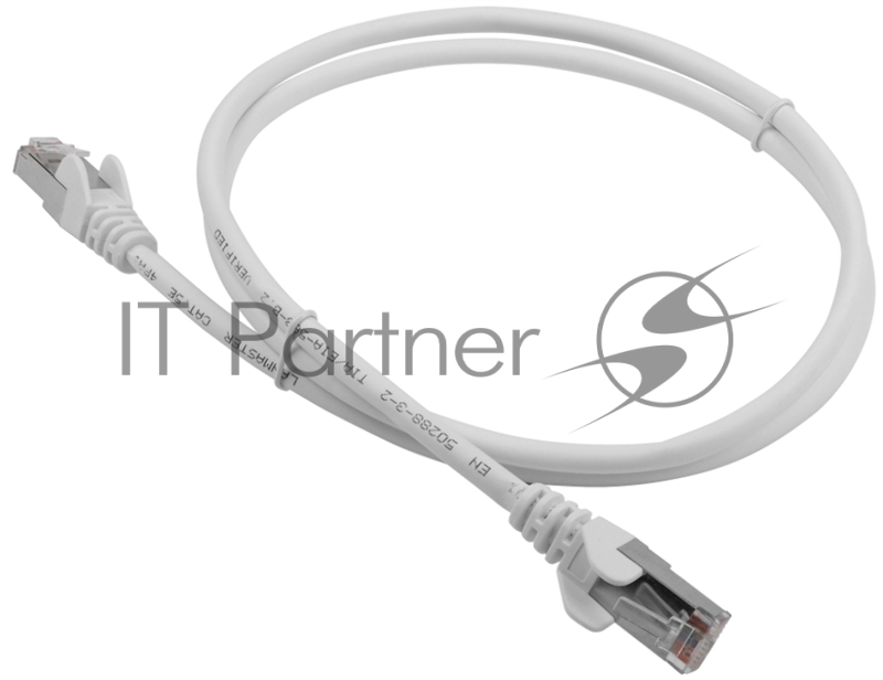 Патч-корд LANMASTER LSZH FTP кат.5e, 5.0 м, белый