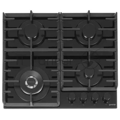 Газовая варочная поверхность Gorenje GTW642SYB, 4 конфорки, закаленное стекло, 8150 Вт