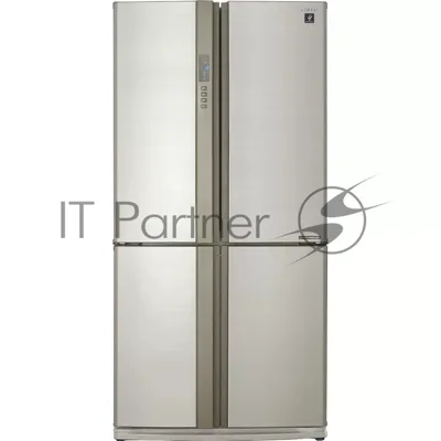 Холодильник Sharp SJ-EX93PBE бежевый трехкамерный 345/211л морозилка снизу, No Frost, Side by Side