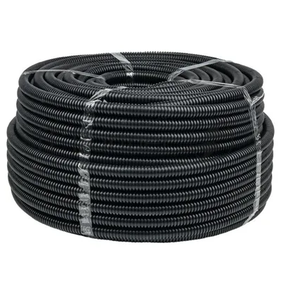 Труба гофр. FRHF с зондом d20 мм (100 м) черная Plast EKF PROxima FRHF-20 EKF
