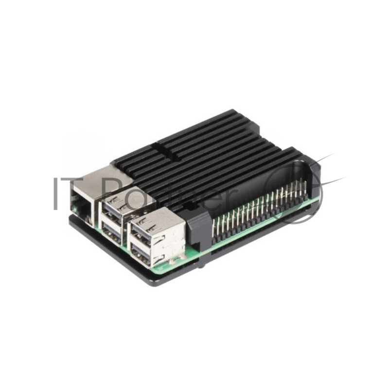 Корпус ACD черный Metal Aluminum Case for Raspberry Pi 3B/3B+