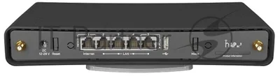 Беспроводной маршрутизатор MikroTik hAP ac3 with 4-core 716 MHz CPU, 256MB RAM, 5 x Gigabit LAN (PoE-out on port#5)