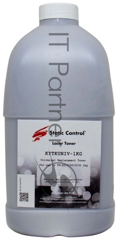Тонер Static Control KYTKUNIV-10KG черный флакон 10000гр. для принтера Kyocera TK-120/130/140/160/170/1130/1140/3100/3110/3120/3130/4105/435