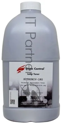 Тонер Static Control KYTKUNIV-10KG черный флакон 10000гр. для принтера Kyocera TK-120/130/140/160/170/1130/1140/3100/3110/3120/3130/4105/435