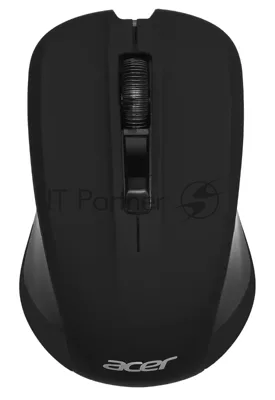 Мышь беспроводная Acer OMR010 черный, 1200 dpi, радиоканал, USB, кнопки - 3