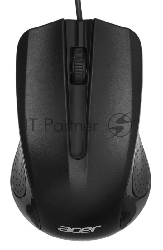 Мышь проводная Acer OMW010 черный, 1200 dpi, USB, кнопки - 3