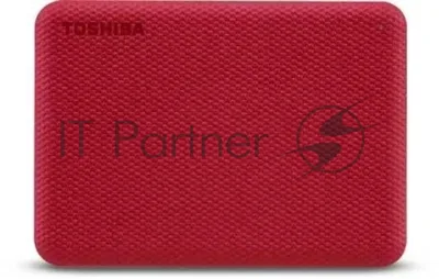 Внешний HDD 2.5" Toshiba Canvio Advance, 1TB, USB 3.2 Gen 1 Type-A, 5400 rpm, красный