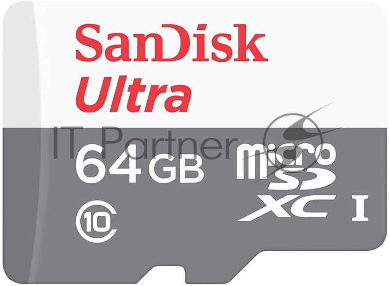 Флеш карта microSD 64Gb SanDisk microSDXC Class 10 Ultra UHS-I 100Mb/s