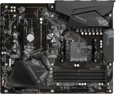 Материнская плата Gigabyte B550 GAMING X V2, AM4, AMD B550, 4xDDR4, 4xSATA, 2xM.2, 3xPCIe x16, HDMI, DVI, 1xGb LAN, 6xUSB, 3x3.5 мм, 7.1, ATX