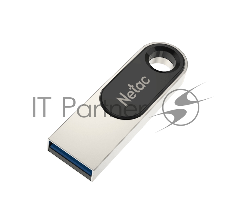Флешка USB Netac U278 (NT03U278N-064G-20PN), 64Gb, USB 2.0, R/W 50/10, серебристый/черный