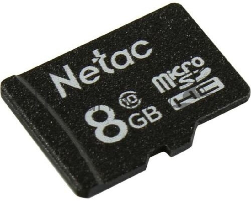 Флеш карта microSDHC 8Gb Netac P500 NT02P500STN-008G-S (без SD адаптера) 80Mb/s