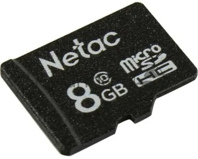 Флеш карта microSDHC 8Gb Netac P500 NT02P500STN-008G-S (без SD адаптера) 80Mb/s