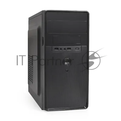 Компьютерный корпус Minitower ExeGate EX286425RUS BA-309-400W-8 (mATX, БП AA400 с вент. 8см, 2хUSB, HD аудио, черный)