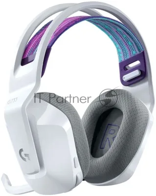 Гарнитура беспроводная LOGITECH G733 LIGHTSPEED Wireless RGb Gaming Headset - белый - 2.4GHZ - EMEA