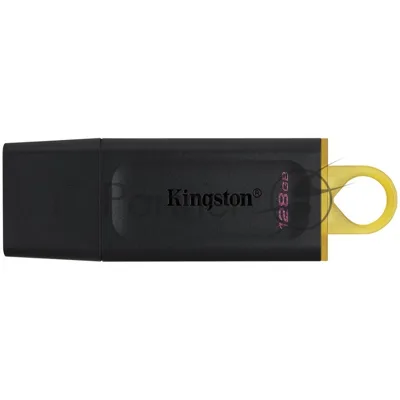 Флешка USB Kingston DataTraveler Exodia (DTX/128GB), 128Gb, USB 3.2 Gen 1, R/W 200/60, черный/желтый
