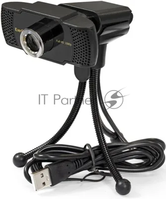 Веб-камера ExeGate BusinessPro C922 FullHD 1920x1080, 30 кадр/с, USB Type-A, микрофон (шумоподавление), универсальное крепление, штатив в комплекте