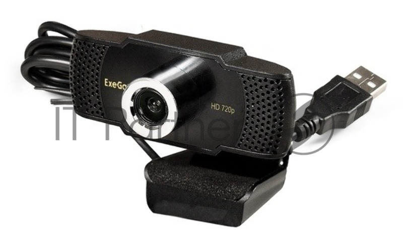 Веб-камера ExeGate BusinessPro C922 HD 1280x720, 30 кадр/с, USB Type-A, микрофон (шумоподавление), универсальное крепление