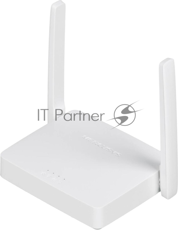 Роутер Mercusys 300Mbps Multi-Mode Wireless N Router, 2× Fixed External Antennas, 2× 10/100 Mbps LAN Ports, 1× 10/100 Mbps WAN Port, FEATURE: Access Point Mode, WPS/Reset Button, IPTV, IPv6, Beamforming, MU-MIMO, Parental Controls, Guest Network