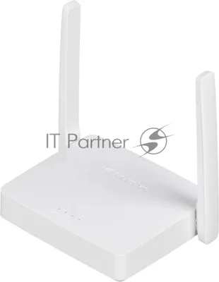 Роутер Mercusys 300Mbps Multi-Mode Wireless N Router, 2× Fixed External Antennas, 2× 10/100 Mbps LAN Ports, 1× 10/100 Mbps WAN Port, FEATURE: Access Point Mode, WPS/Reset Button, IPTV, IPv6, Beamforming, MU-MIMO, Parental Controls, Guest Network