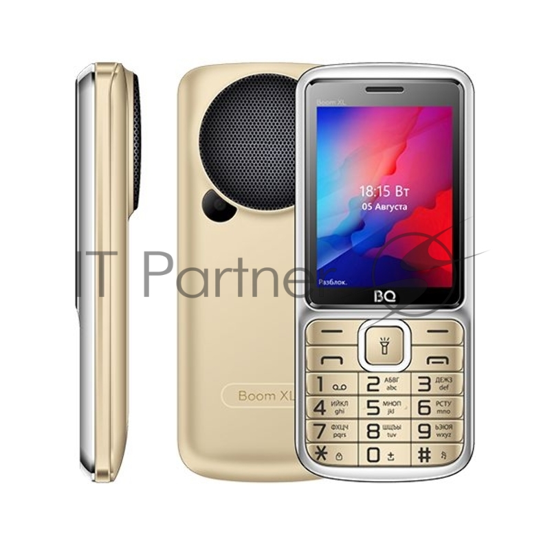 Мобильный телефон BQ 2810 BOOM XL золотистый