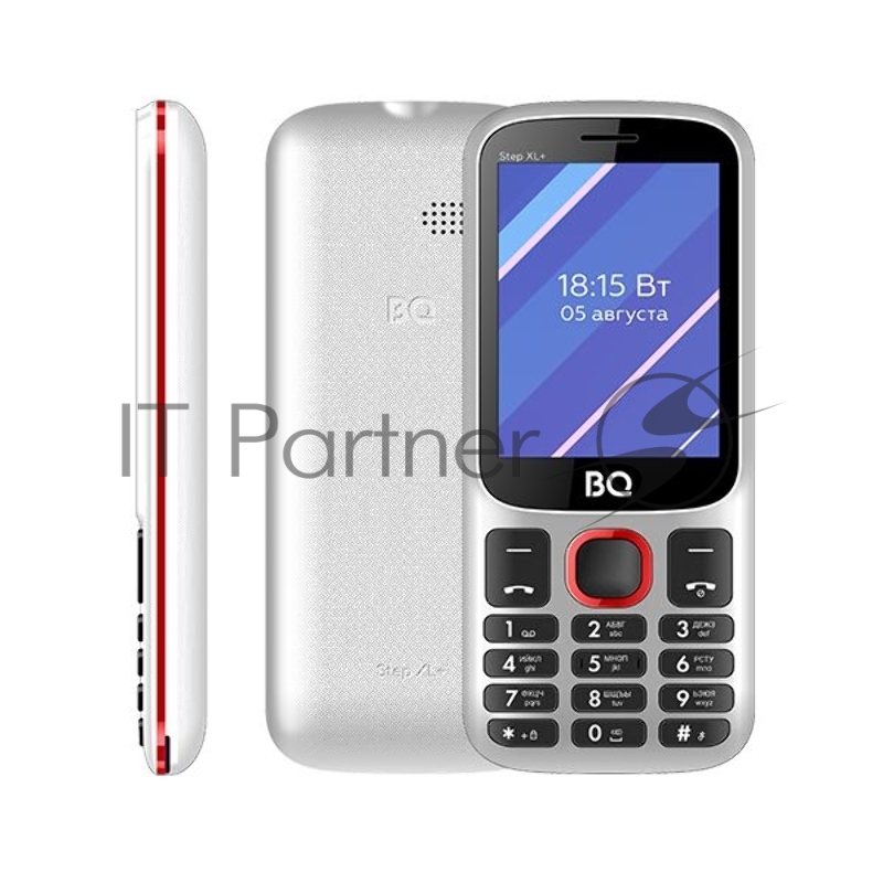 Мобильный телефон BQ 2820 Step XL+ белый/красный
