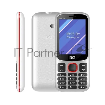 Мобильный телефон BQ 2820 Step XL+ белый/красный