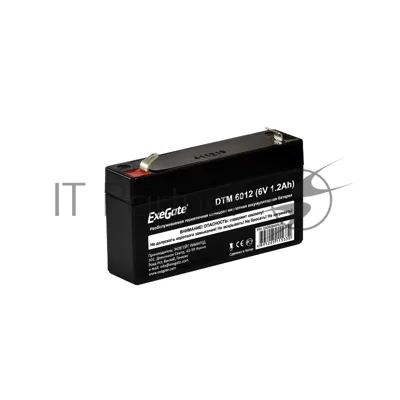 Батарея для ИБП ExeGate EX282945RUS DTM 6012 (6V 1.2Ah, клеммы F1)