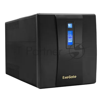 Источник бесперебойного питания ExeGate EP285511RUS SpecialPro Smart LLB-1600.LCD.AVR.EURO.RJ.USB 1600VA/950W, LCD, AVR, 4 евророзетки, RJ45/11, USB, черный