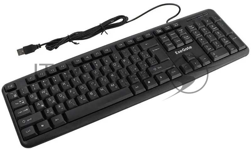 Клавиатура проводная ExeGate LY-331L5 (EX286178RUS), USB, черный