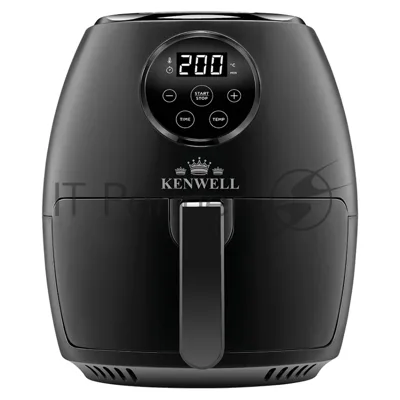 Аэрогриль VES KENWELL G-101-EVA черный, 1550 Вт, 4 л, сенсор, 0 программ