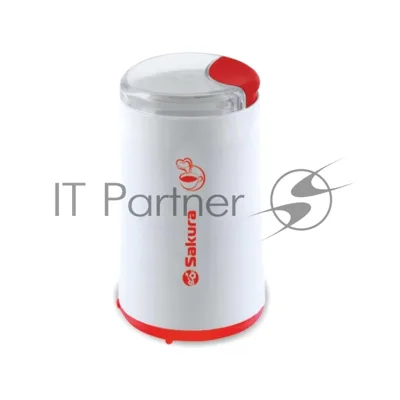 Кофемолка Sakura SA-6158WR 200Вт 50гр бел/крас