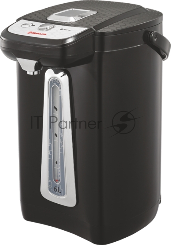 Термопот Sakura SA-1346BS 6.0л подсветка черный