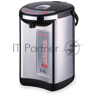 Термопот Sakura SA-315BS 5,0 нерж/черн