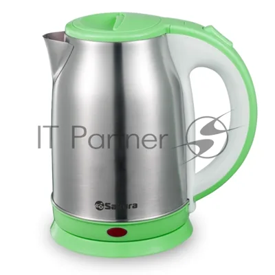 Чайник электрический Sakura SA-2147G 1.8 л, нерж+зелен д